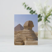 verticale sphinnepiramide briefkaart (Staand voorkant)