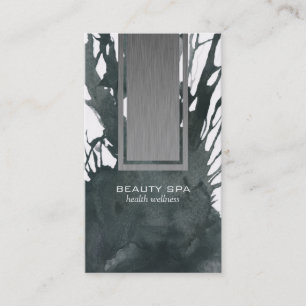 Verticale stalen paneelinkt visitekaartje