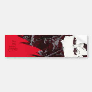 Verticale sticker met pen - beperkt