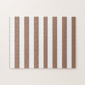 Verticale Strepen Mocha Mousse Wit Legpuzzel (Horizontaal)
