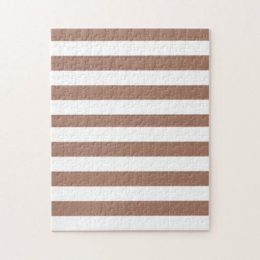  Verticale Strepen Mocha Mousse Wit Legpuzzel (Verticaal)