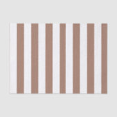  Verticale Strepen Mocha Mousse Wit Tissuepapier (Voorkant)