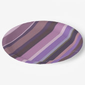 Verticale strepen nabootsen papieren bordje (Gekanteld)