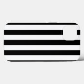 Verticale strepen zwart en wit gestreept Case-Mate iPhone case (Achterkant (horizontaal))