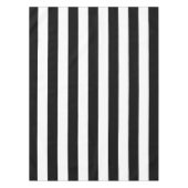 Verticale strepen zwart en wit gestreept tafelkleed (Voorkant)