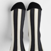 Verticale strepen zwart-wit, vun dramatisch sokken (Top)