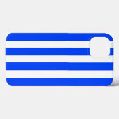 Verticale Stripe Sailor Blauw & Wit Patroon Case-Mate iPhone Case (Achterkant (horizontaal))