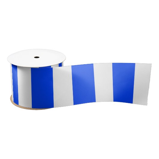 Verticale Stripe Sailor Blauw & Wit Patroon Lint (Spoel)