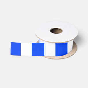 Verticale Stripe Sailor Blauw & Wit Patroon Lint