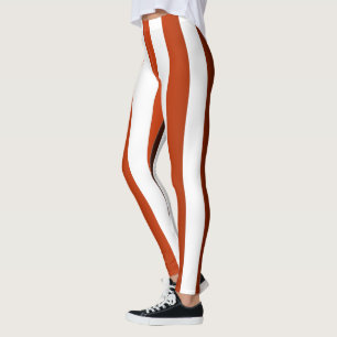 Verticale Striped Designer ~ Maroon ~ Black ~ Leggings