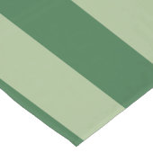 Verticale stripes Forest Green Striped Korte Tafelloper (Hoek)