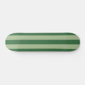Verticale stripes Forest Green Striped Skateboard (Horizontaal)