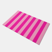 Verticale Stripes Hot Pink Deurmat (Schuin)