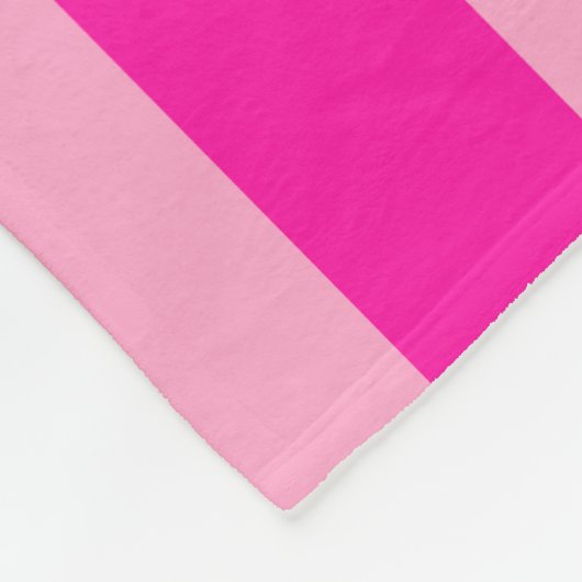 Verticale Stripes Hot Pink Fleece Deken (Hoek)