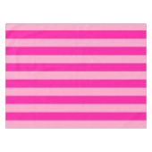 Verticale Stripes Hot Pink Tafelkleed (Voorkant (Horizontaal))