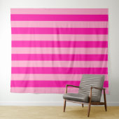 Verticale Stripes Hot Pink Wandkleed (In Situ (horizontaal))