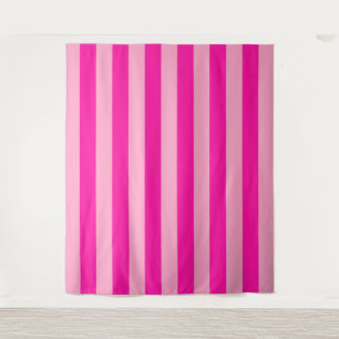 Verticale Stripes Hot Pink Wandkleed