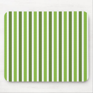 Verticale Stripes Mousepad, groen Muismat