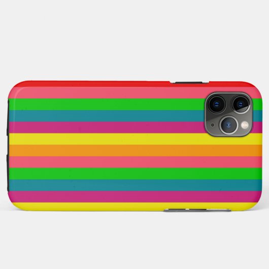 Verticale strips voor meerkleurige regenboog Case-Mate iPhone case (Achterkant (horizontaal))
