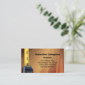 Verticale tapecarpingwerker visitekaartje (Staand voorkant)