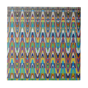 Verticale tapijt Abstract 10, 2018   SVP-Afbeeldin Tegeltje