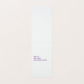 Verticale tentent van Retro Barber Badge Visitekaartjes (Binnenkant ongevouwen)