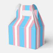 Verticale transgender Pride vlag Bedankdoosjes (Achterkant)