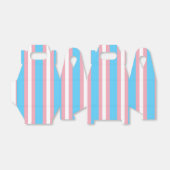 Verticale transgender Pride vlag Bedankdoosjes (Uitgevouwen)