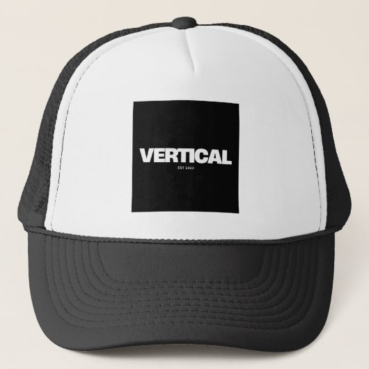Verticale Trucker Hat Pet (Voorkant)