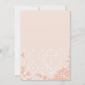 Verticale uitnodiging op de dag van de dag (Achterkant)