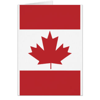 verticale vlag van Canada