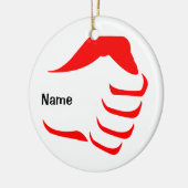 Verticale vuistOrnament Keramisch Ornament (Links)