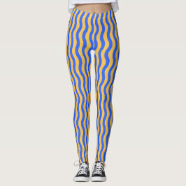 Verticale Wavy Stripes Leggings
