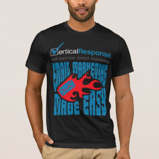 VerticalResponse Fillmore op zwart - Mannen T-shirt