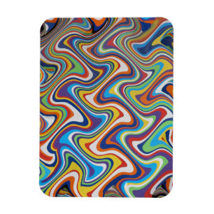 Verticle tapijt Abstract 6, 2018   SVP-Afbeeldinge Magneet