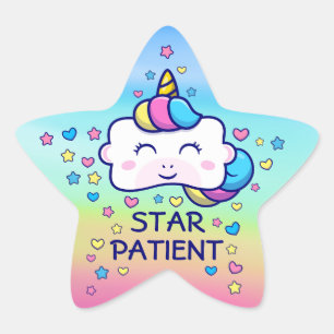 Verticorn™ Star Patient Chiropractic Kinder Ster Sticker