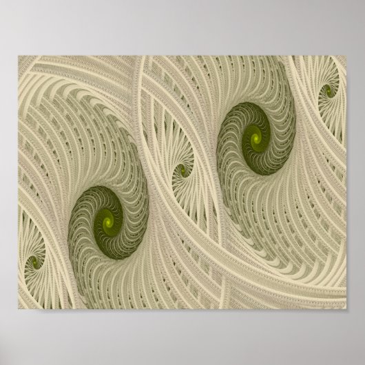 Vertigo Abstract Spiral Poster (Voorkant)