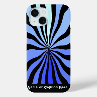 Vertigo - Zwart en Blauw - Gepersonaliseerd