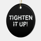 VERTIJD HET! KERAMISCH ORNAMENT (Links)