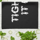 VERTIJD HET! THEEDOEK (Gevouwen)