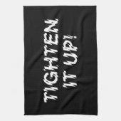 VERTIJD HET! THEEDOEK (Verticaal)