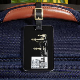 Vertoef niet in het verleden Boeddha Citaat Bagage Bagagelabel