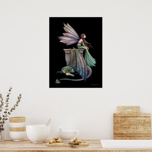 Vertogen groot Poster van Molly Harrison (Keuken)