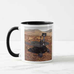Vertolking van Mars Rover 2 door kunstenaars Mok