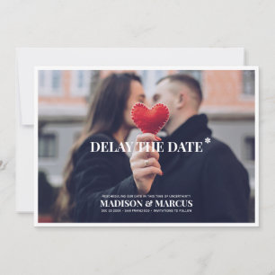 Vertraag de datum waarop de Aangepaste fotobruilof Save The Date