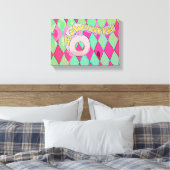 Vertraag je rol, Pop Art Badkamer Wall Art Canvas Afdruk (Insitu (Slaapkamer))
