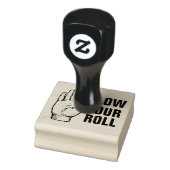 Vertraag je rol 	rubberstempel (Stempel)
