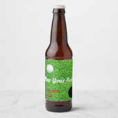Vertraag uw Roll Golf Lover Celebration Party Bier Etiket (Voorkant)