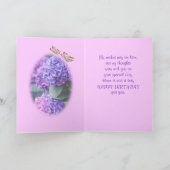 Vertraagde Verjaardag- hortensia 5409-aanpassen Kaart (Binnen)