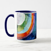 Vertraging - Circulaire vormen, zon, maan Mok (Links)